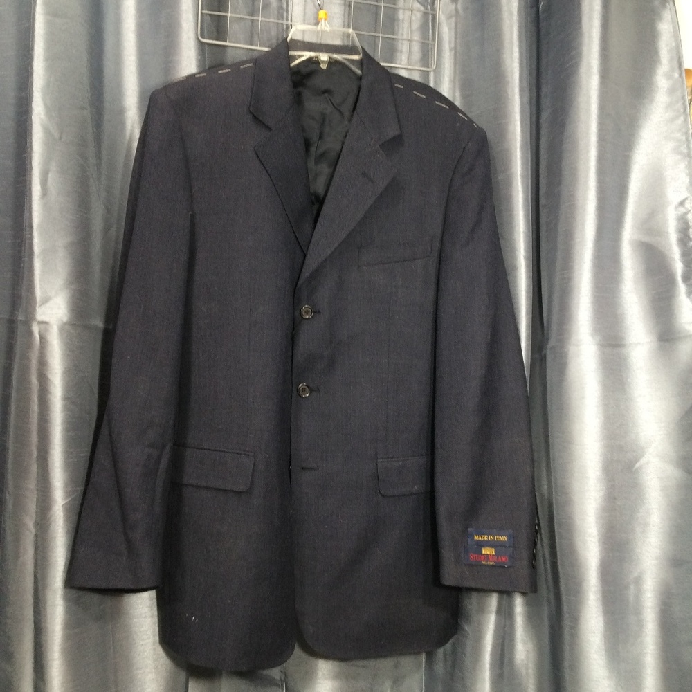 NEW Italian Fine Herringbone Sports Jacket Coat